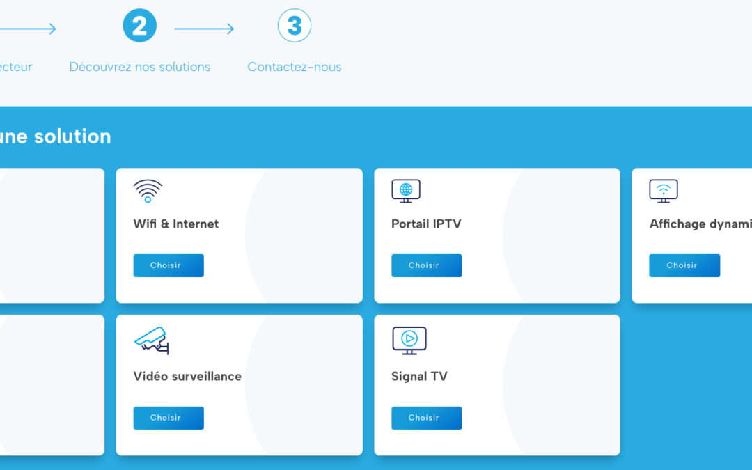 Steps – Choose your servies