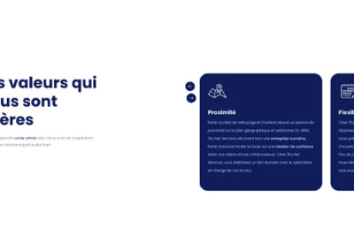 Card carousel outside content